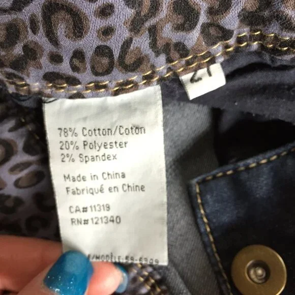 Dynamite Low Rise Dark Jeans - Picture 5 of 9